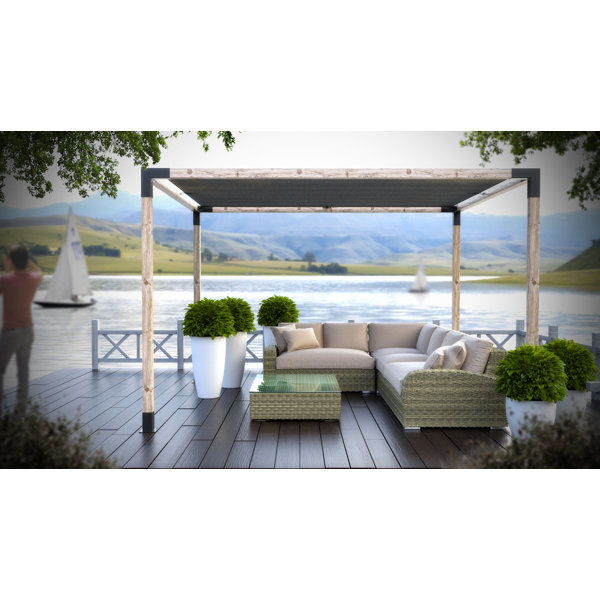 Toja Grid Modular System Metal Pergola & Reviews Wayfair